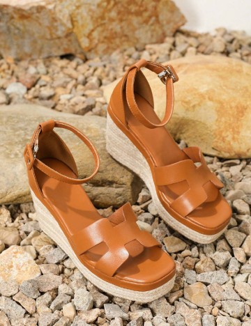 Sandale SHEIN, maro