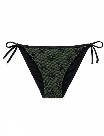 Chilot de  baie Calzedonia, negru/verde