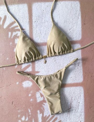 Costum de baie SHEIN, bej