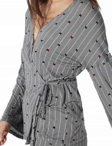 Bluza de pijama Tezenis, gri