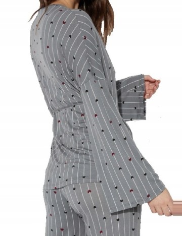 Bluza de pijama Tezenis, gri