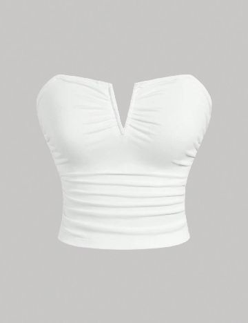Top SHEIN, alb