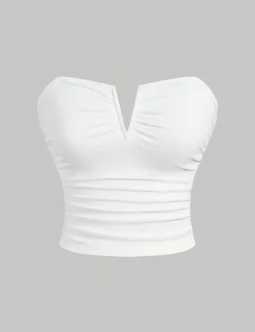 Top SHEIN, alb