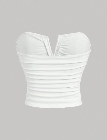 Top SHEIN, alb