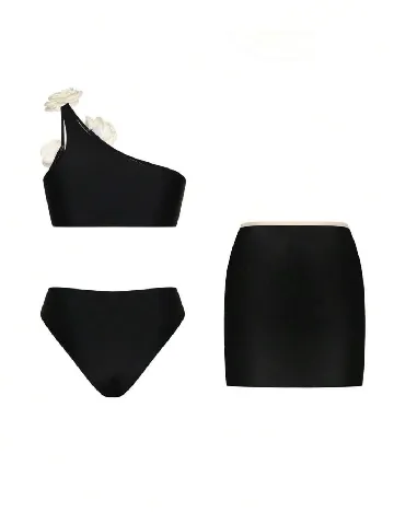 Costum de baie SHEIN, negru