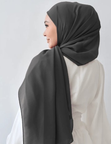 Esarfa SHEIN, gri inchis