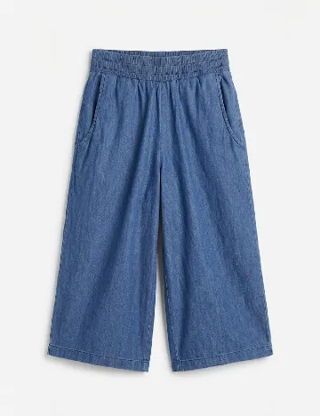 Pantaloni trei sferturi Tezenis, albastru