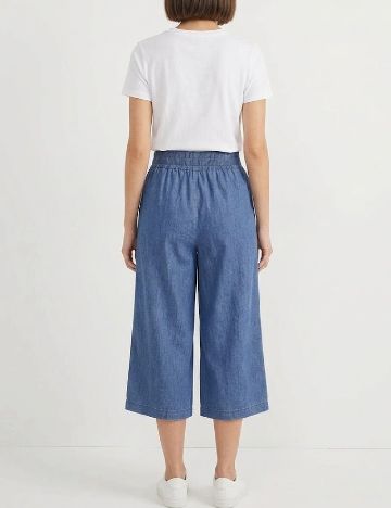 Pantaloni trei sferturi Tezenis, albastru