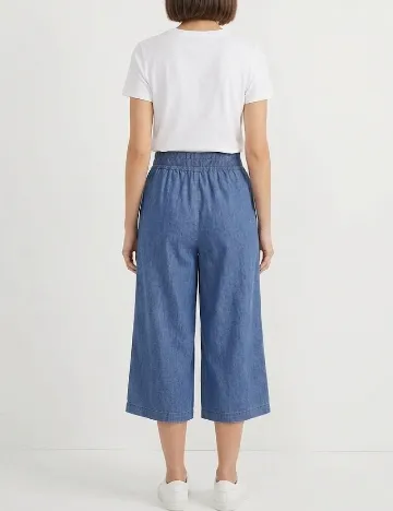 Pantaloni trei sferturi Tezenis, albastru
