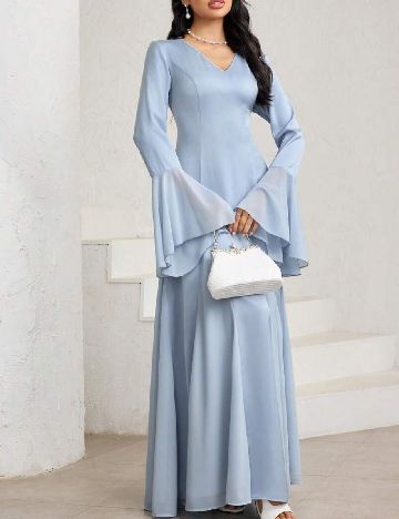 Rochie lunga SHEIN, bleu