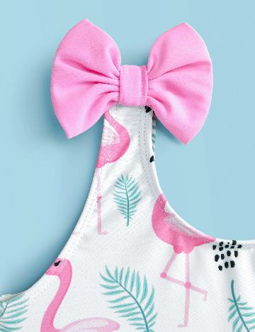 Costum de baie Shein Kids, alb