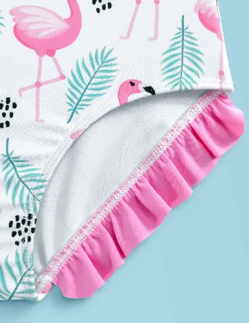 Costum de baie Shein Kids, alb