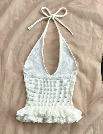 Top SHEIN, ecru