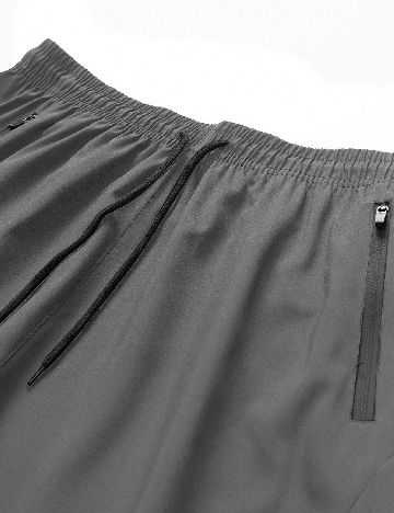Short de baie SHEIN, gri inchis