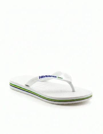 Slapi havaianas, alb