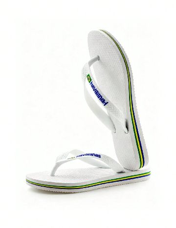 Slapi havaianas, alb