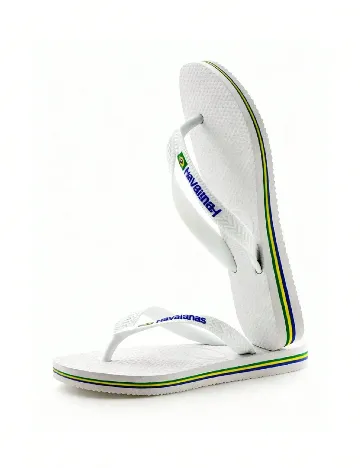 Slapi havaianas, alb