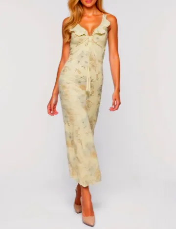 Rochie lunga SHEIN, galben deschis