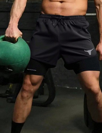 Pantaloni scurti SHEIN, negru