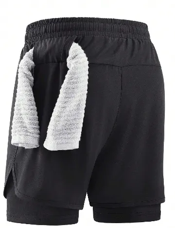 Pantaloni scurti SHEIN, negru