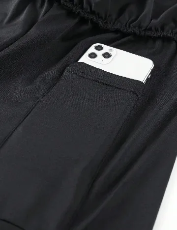 Pantaloni scurti SHEIN, negru