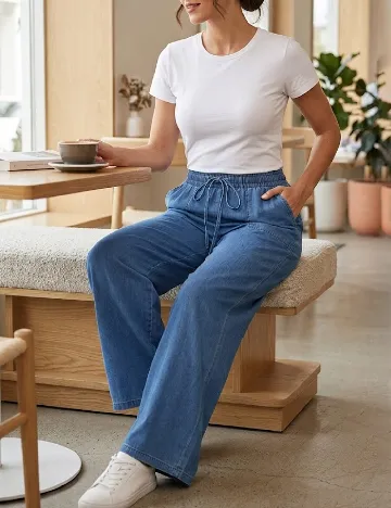 Pantaloni Tezenis, albastru