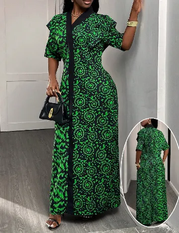 Rochie lunga SHEIN, verde