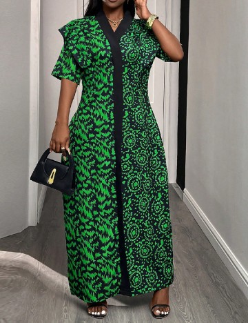 Rochie lunga SHEIN, verde
