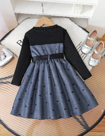 Rochie scurta Shein Kids, bleumarin