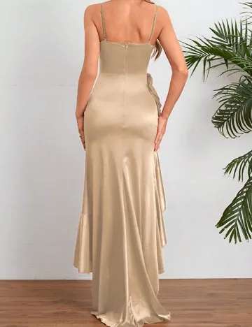 Rochie lunga SHEIN, crem