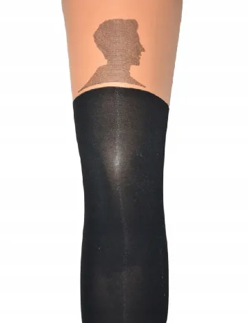 Ciorapi Calzedonia, negru/crem