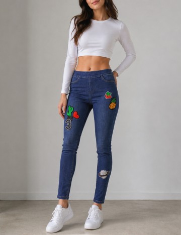 Blugi Calzedonia, albastru