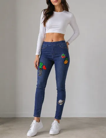 Blugi Calzedonia, albastru