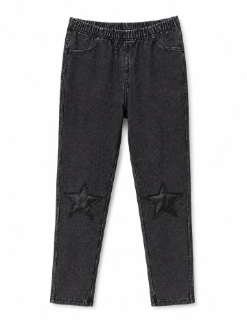 Pantaloni Calzedonia, gri inchis