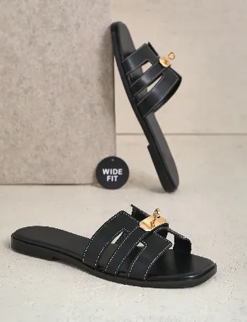 Slapi SHEIN, negru