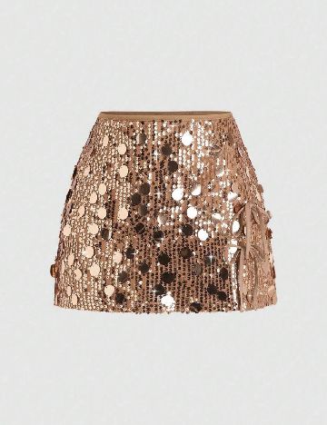 Fusta pantalon SHEIN, maro