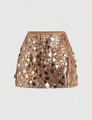 Fusta pantalon SHEIN, maro