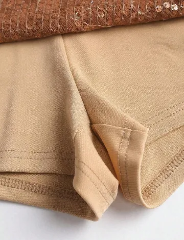 Fusta pantalon SHEIN, maro