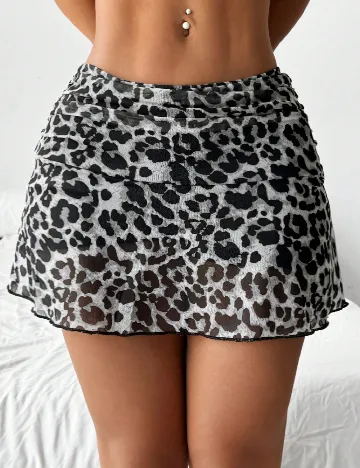 Fusta pantalon SHEIN, animal print