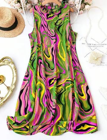Rochie scurta SHEIN CURVE, mix culori