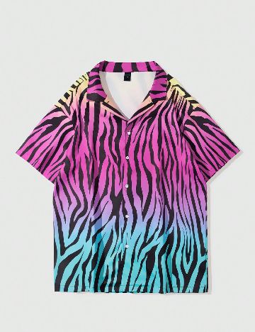 Camasa SHEIN Plus Size Men, mix culori