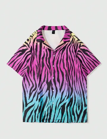Camasa SHEIN Plus Size Men, mix culori