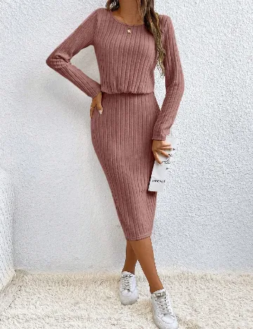 Rochie medie SHEIN, roz
