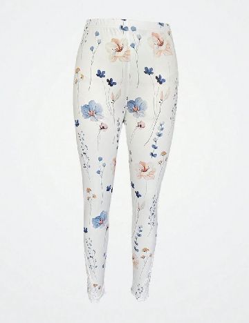 Pantaloni SHEIN, alb