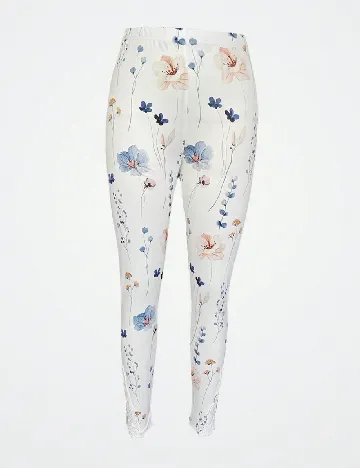 Pantaloni SHEIN, alb