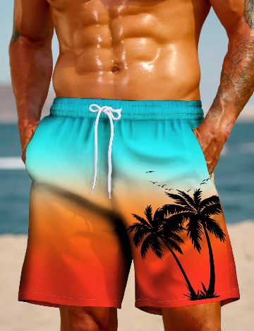 Short de baie SHEIN, mix culori