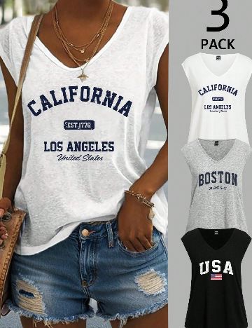 Set Tricouri SHEIN, mix culori