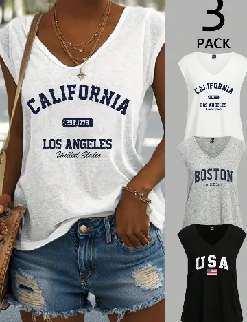 Set Tricouri SHEIN, mix culori