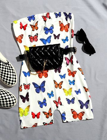 Salopeta SHEIN, mix culori