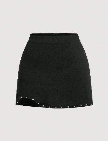 Fusta SHEIN CURVE, negru